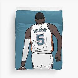 Dejounte Murray Duvet Cover