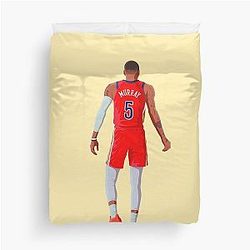 DeJounte Murray New Orleans Pelicans Basketball Duvet Cover