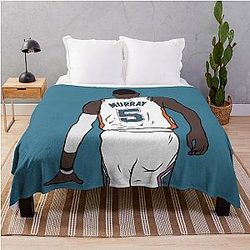 Dejounte Murray Too Small Throw Blanket