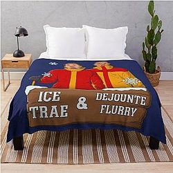 Ice Trae and Dejounte Young Atlanta Basketball Throw Blanket