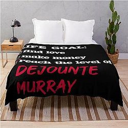 Dejounte Murray Life Goal Throw Blanket