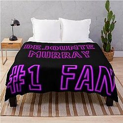 Dejounte Murray Fan Throw Blanket
