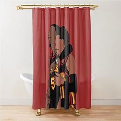 Trae Young and Dejounte Murray Shower Curtain