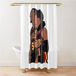 Trae Young and Dejounte Murray - Hawks Brotherhood Shower Curtain