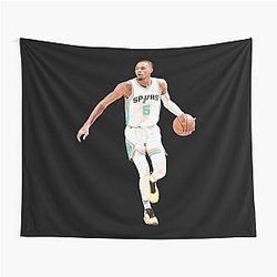 Dejounte Murray Basketball Tapestry