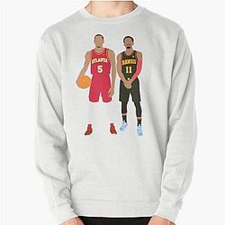 Atlanta Hawks - Dejounte Murray 5 Trae Young 11 Pullover Sweatshirt