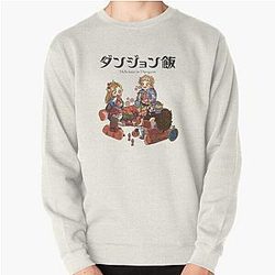 Dungeon Meshi Delicious in Dungeon lets eat! Pullover Sweatshirt