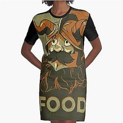 Senshi for Food, Delicious in Dungeon  Graphic T-Shirt Dress