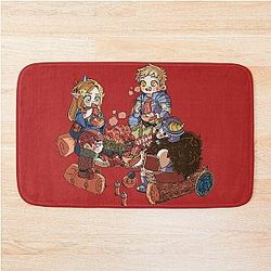 Dungeon Meshi Delicious in Dungeon lets eat! Bath Mat