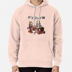 Dungeon Meshi Delicious in Dungeon lets eat! Pullover Hoodie