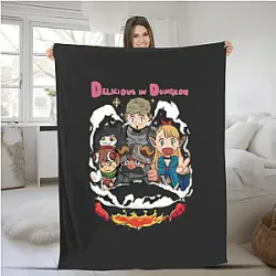 Delicious in Dungeon Fleece Blankets