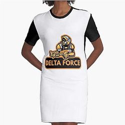 Delta Force Squad EのスポーツのグラフィックTシャツの服