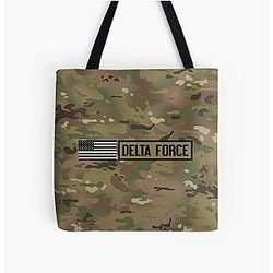 Militär Delta Force Over Print Tote Bag