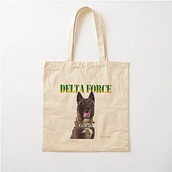 Delta Force Hero Dog Cotton Tote Tasche