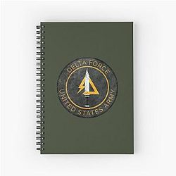 Delta Force Vintage Spiral Notebook