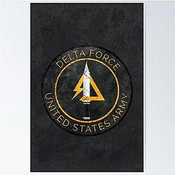 Delta Force Vintage Insignia Poster