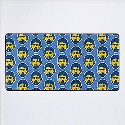 Demian Maia Blue Desk Mat