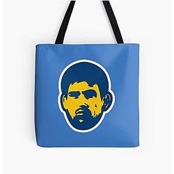 Demian Maia Blue and Yellow Tote Bag