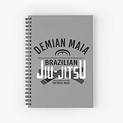 Demian Maia Spiral Notebook