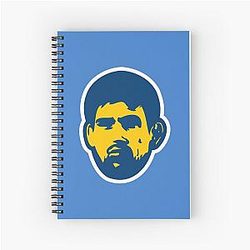 Demian Maia Blue Spiral Notebook