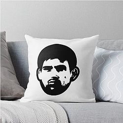 Demian Maia Black Throw Pillow
