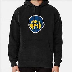 Demian Maia Blue Yellow Pullover Hoodie