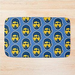 Demian Maia Blue Bath Mat
