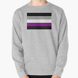 Demisexual Sweatshirts - Demisexual Pride Stripes Pullover Sweatshirt RB0403