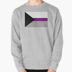 Demisexual Sweatshirts - Demisexual Pride Flag Pullover Sweatshirt RB0403
