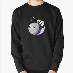 Demisexual Sweatshirts - Demisexual Bee For Demisexual Pride Day Pullover Sweatshirt RB0403
