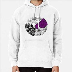 Demisexual Hoodies - Demisexual Flowers Pullover Hoodie RB0403