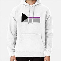 Demisexual Hoodies - Demisexual Pride Flag  Pullover Hoodie RB0403