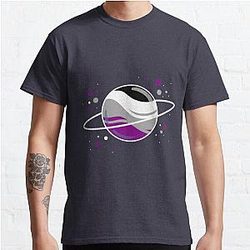 Demisexual T-Shirts - Demisexual Outer Space Planet Demisexual Pride Classic T-Shirt RB0403