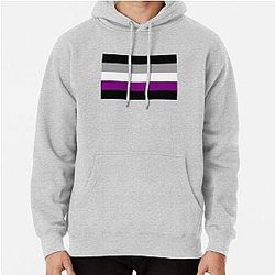 Demisexual Hoodies - Demisexual Pride Stripes Pullover Hoodie RB0403
