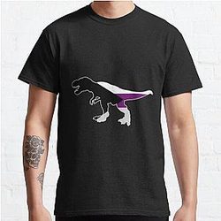Demisexual T-Shirts - Demisexual Dinosaur Demisexuality Dino Classic T-Shirt RB0403