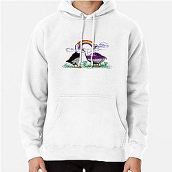 Demisexual Hoodies - Demisexual Pride Geese Pullover Hoodie RB0403