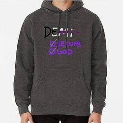 Demisexual Hoodies - demisexual - demigod Pullover Hoodie RB0403