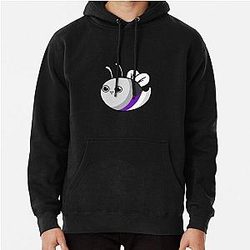 Demisexual Hoodies - Demisexual Bee For Demisexual Pride Day Pullover Hoodie RB0403
