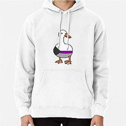 Demisexual Hoodies - Demisexual Duck Demisexual Pride Pullover Hoodie RB0403