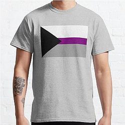 Demisexual T-Shirts - Demisexual Pride Flag Classic T-Shirt RB0403