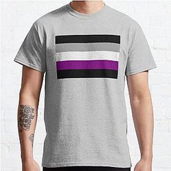 Demisexual T-Shirts - Demisexual Pride Stripes Classic T-Shirt RB0403