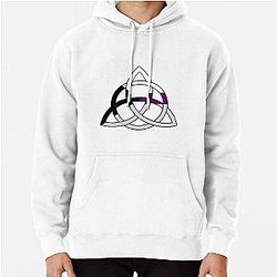 Demisexual Hoodies - Demisexual Triquetra Pullover Hoodie RB0403