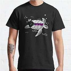 Demisexual T-Shirts - Demisexual Turtle Classic T-Shirt RB0403