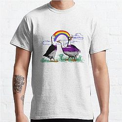 Demisexual T-Shirts - Demisexual Pride Geese Classic T-Shirt RB0403