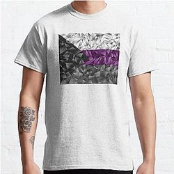 Demisexual T-Shirts - Abstract Demisexual Flag Classic T-Shirt RB0403