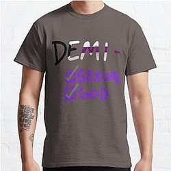 Demisexual T-Shirts - demisexual - demigod Classic T-Shirt RB0403