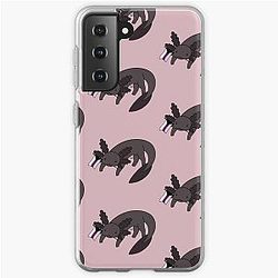 Demisexual Cases - Melanistic Pride Axolotl- Demisexual/Demi Samsung Galaxy Soft Case RB0403
