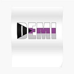 Demisexual Posters - Demisexual DEMI Demisexual Activism Demisexual Flag Demisexual Colors Demisexual Supporter Funny Demisexual Meme Gift Demisexuality Gift LGBT LGBTQ Gay Poster RB0403