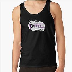 Demisexual Tank Tops - TOO DEMI FOR THIS! Tank Top RB0403