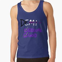 Demisexual Tank Tops - demisexual - demigod Tank Top RB0403